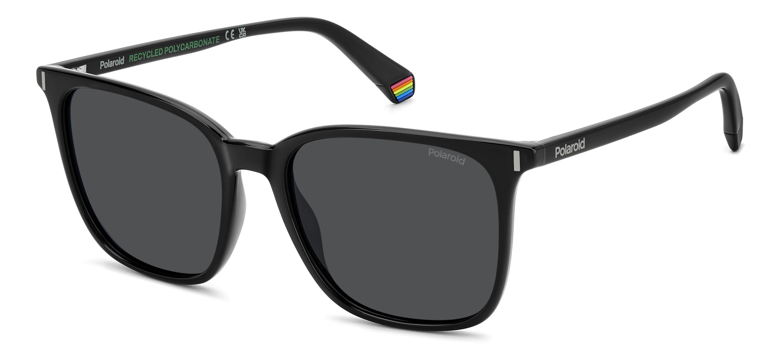 Polaroid Women's Black Square Grey Polarized Pld 6226/S