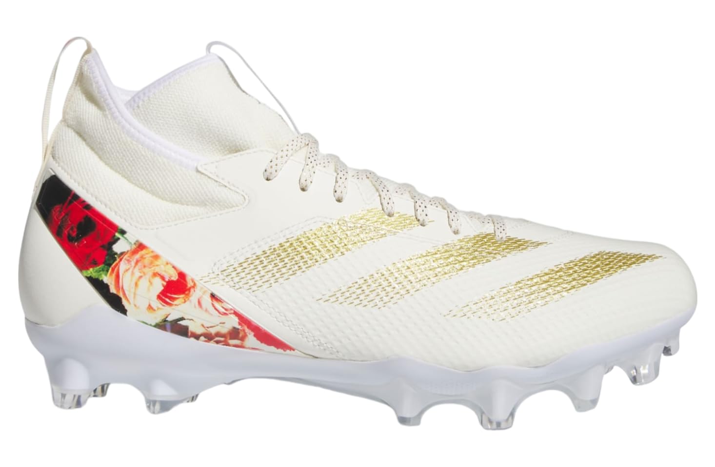 adidas Adizero Impact Speed Coronation Men's Football Cleats 'Off White/Gold Metallic' (IG5907) - Size 11