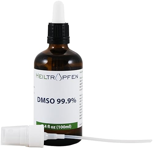 Miniatura 6 de DMSO - Dimetilsulfóxido  Pipeta + Spray 3.4 oz - 3.4 fl oz  Ingredientes de grado farmacéutico  Alta pureza  Bajo olor  Heiltropfen