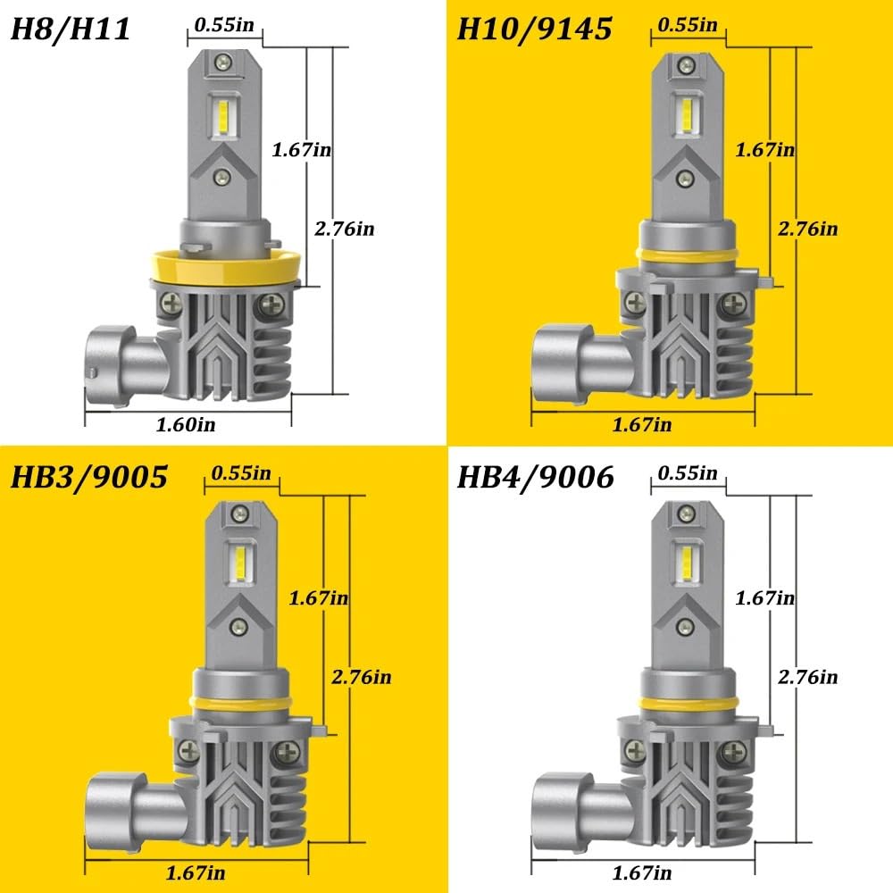 2 szt. biały żółty przełącznik światła dwukolorowe H8 H11 LED 9006 HB4 9145 H10 CANBUS LED światło przeciwmgielne DRL lampa do jazdy 12000LM (kolor: 6500K biały, rozmiar: H8 H9 H11 H16(JP)