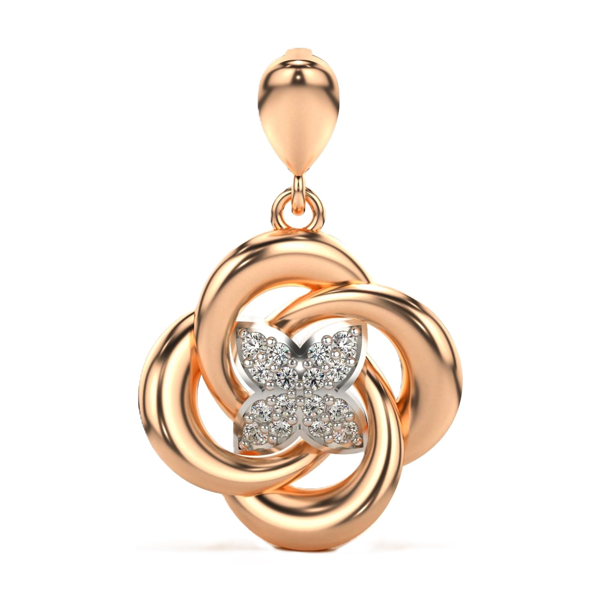 valanova Sterling Silver & Certified Lab Grown Diamond 0.12cts | Pendant For Women/Girls | Stylish & Elegant | VGP0207B-picture-12