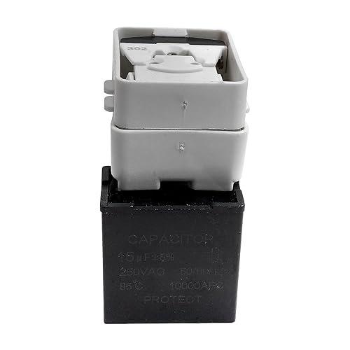 Miniatura 6 de W10613606 Relé de arranque del compresor del refrigerador y reemplazo del condensador para W10416065 AP5787784 PS8746522 3023300 67003186 Compatible