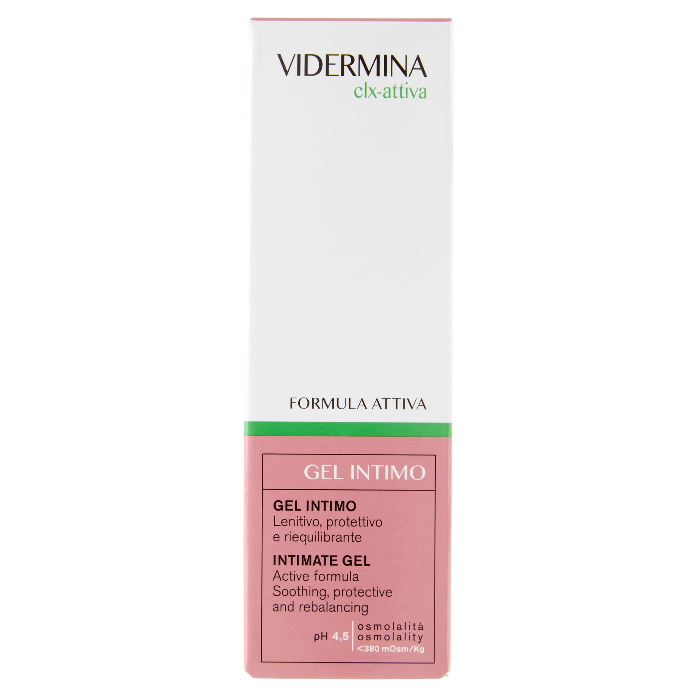 Vidermina Clx Attiva - Gel Intimo Lenitivo Protettivo Riequilibrante pH4.5, 30ml