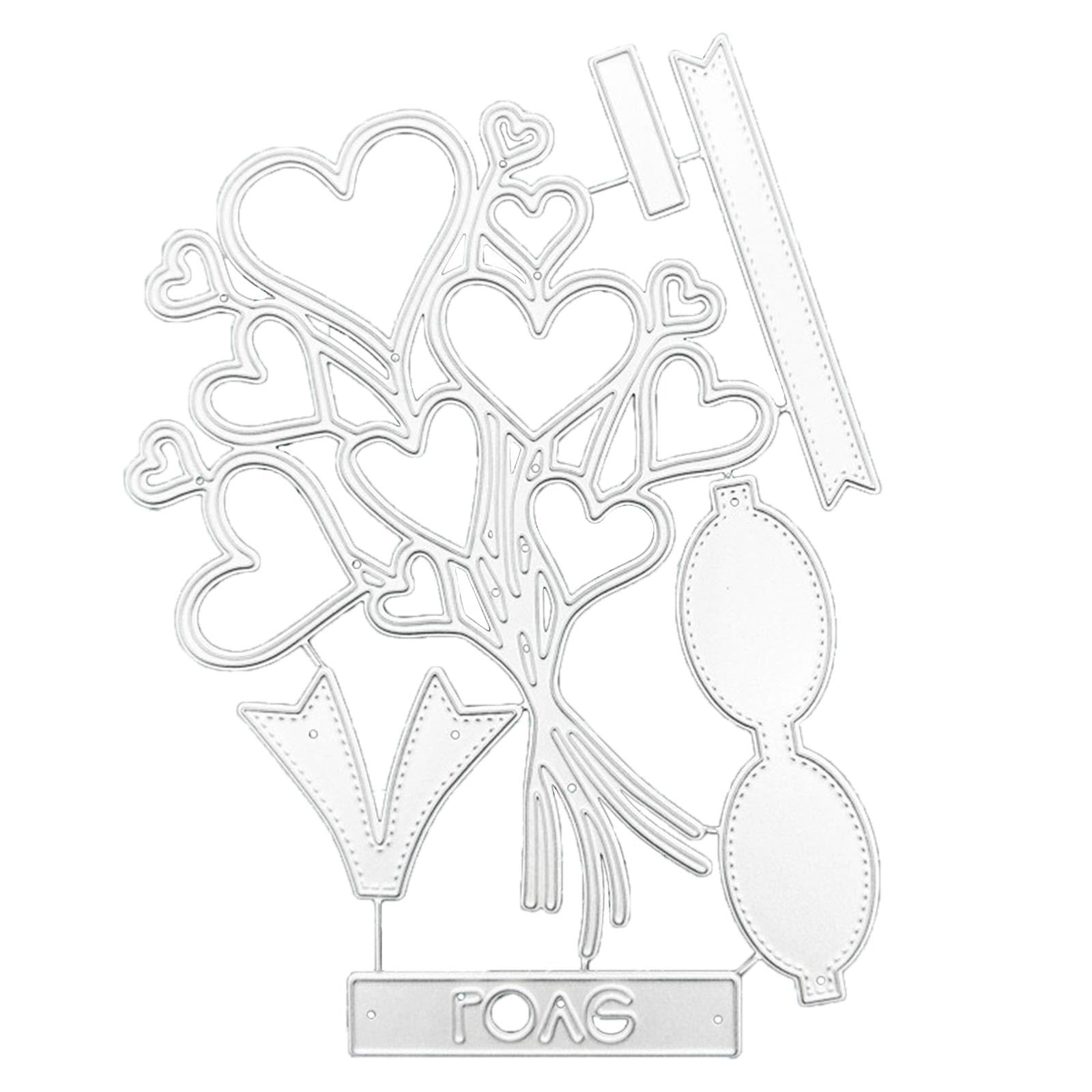 Jazuaiao Bowknot Metal Cutting Dies Craft Carbon Steel Embossing Template Stencil Scrapbooking for Card Die Cuts Mold Stencils for Card Making