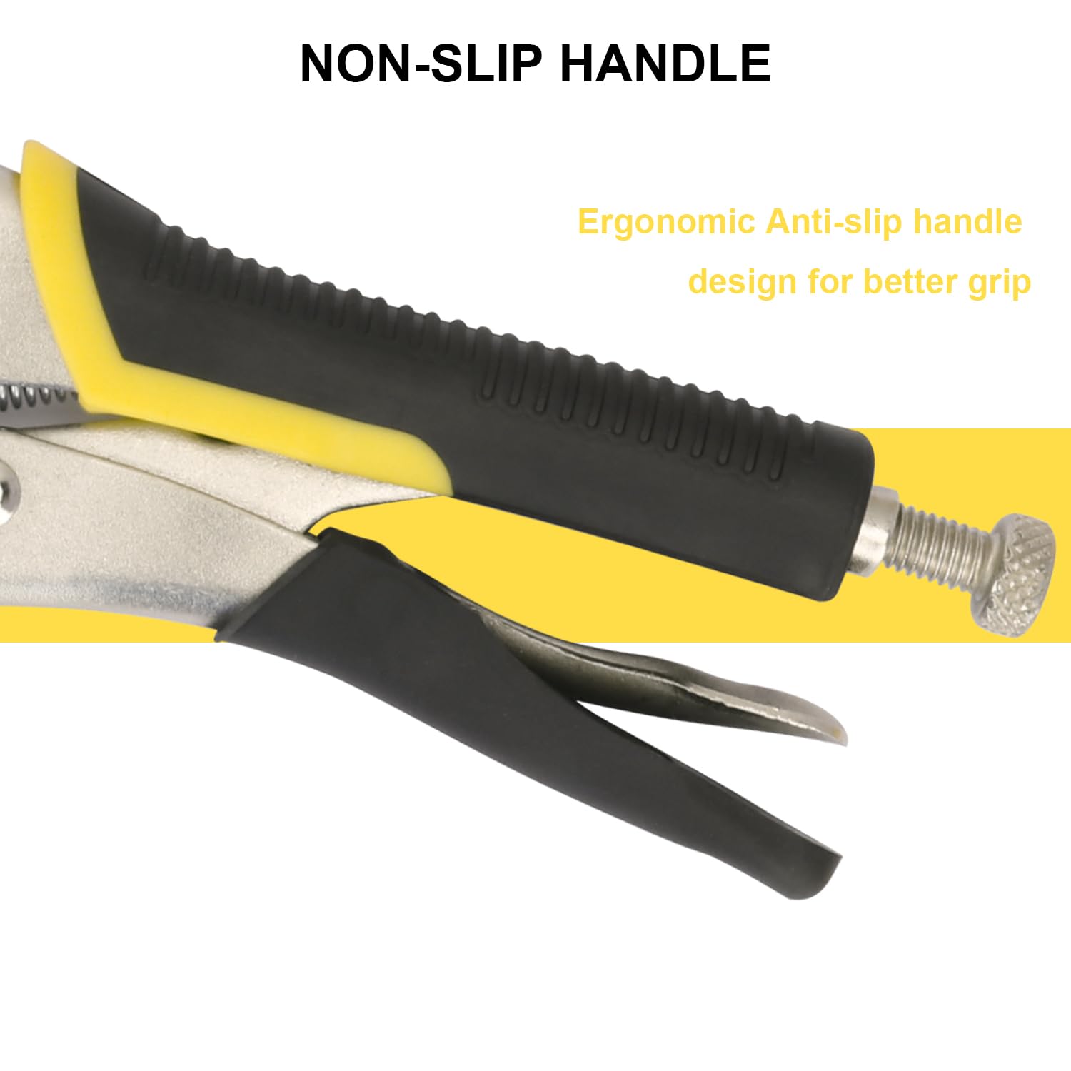 Confezione da 5 pinze di bloccaggio a C da 22,9 cm, morsetto di bloccaggio a C, pinze regolabili a C placcate in nichel per lavorazione del legno, saldatura, manutenzione elettricista e molto altro
