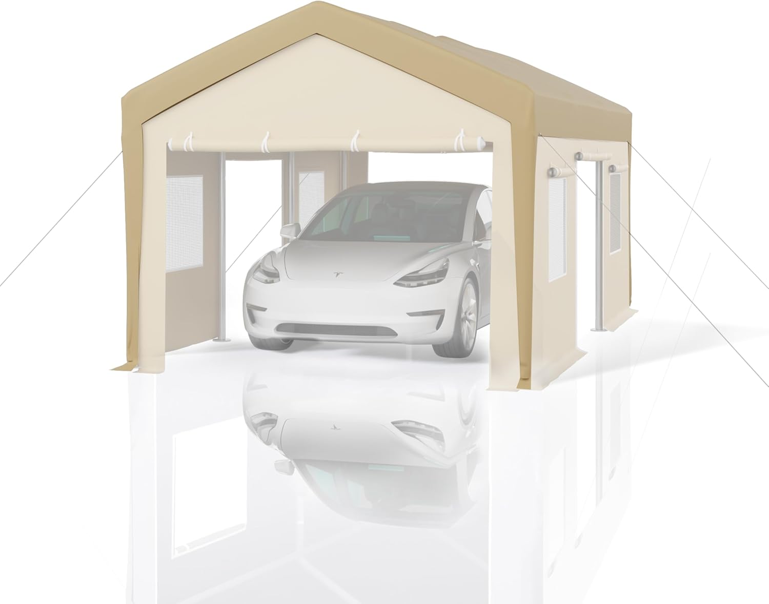 20x 13x 11 Windproof Carport Top Replacement Cover Heavy-Duty Garage Top Tent Shelter Tarp Waterproof UV Protected (Top Cover ONLY, Frame Not Included) Yellow 20x 13x 11 Windproof Carport Top Replacement Cover Heavy-Duty Garage Top Tent Shelter Tarp Waterproof UV Protected (Top Cover ONLY, Frame Not Included) Yellow