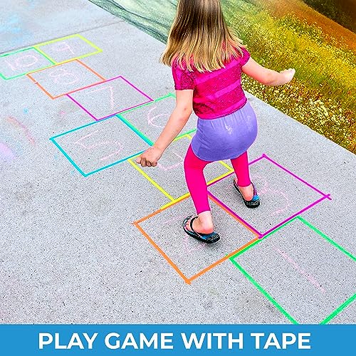 Image of 1 /2 inch x 12Yd Spike Tape Multi Color Pack of 5 - Neon Colored Gaffers Tape & Stage Tape for Floor Marking - Spike Tape Theater Colored Gaff Tape for Sports, Office & Media Industry