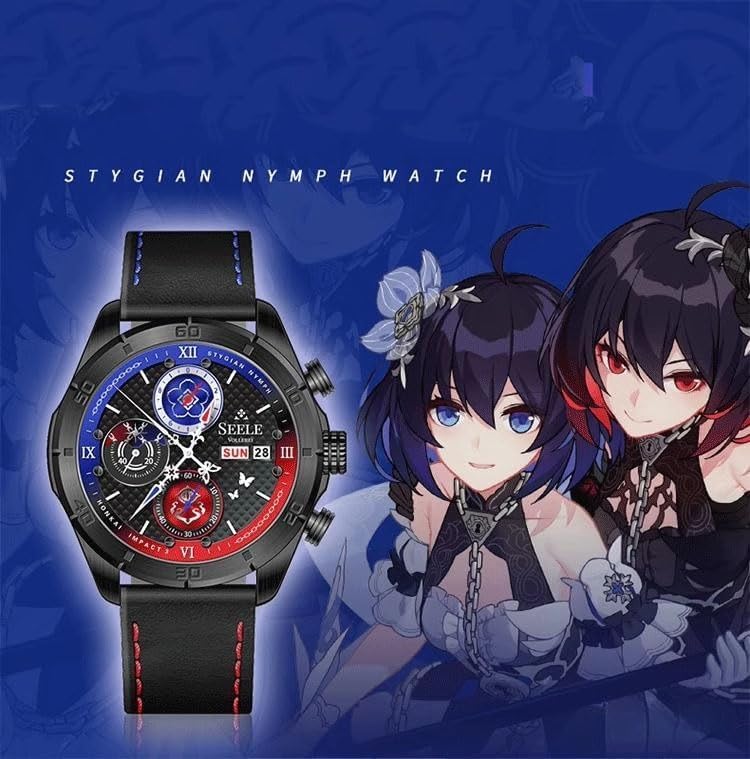 崩壊3rd ゼーレ 双生の彼岸花 クロノグラフ腕時計 Amazon.co.jp: TAOYX