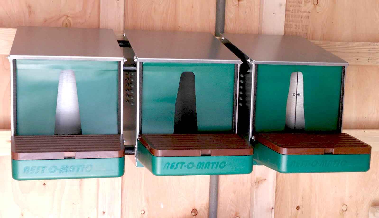 Nido per galline con 2 scomparti + 2 uova finte | Raccolta delle Uova dal Cassetto | Per 8-10 galline