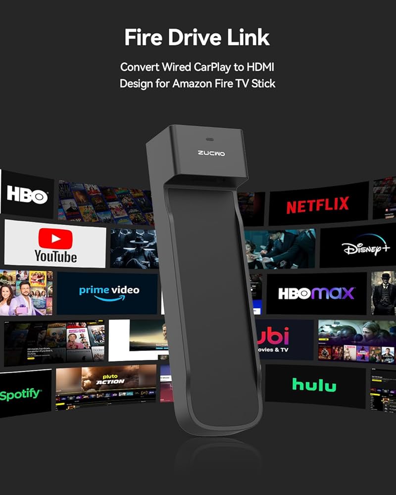 Amazon.com: ZUCWO FireDrive Link -Wired CarPlay to HDMI