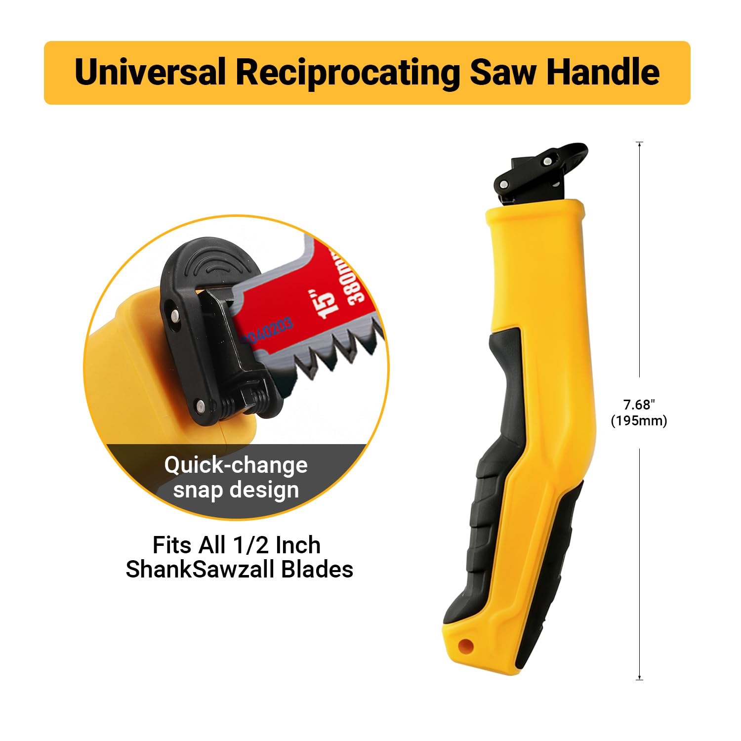 Universal Reciprocating Saw Handle - HARDWIN -2
