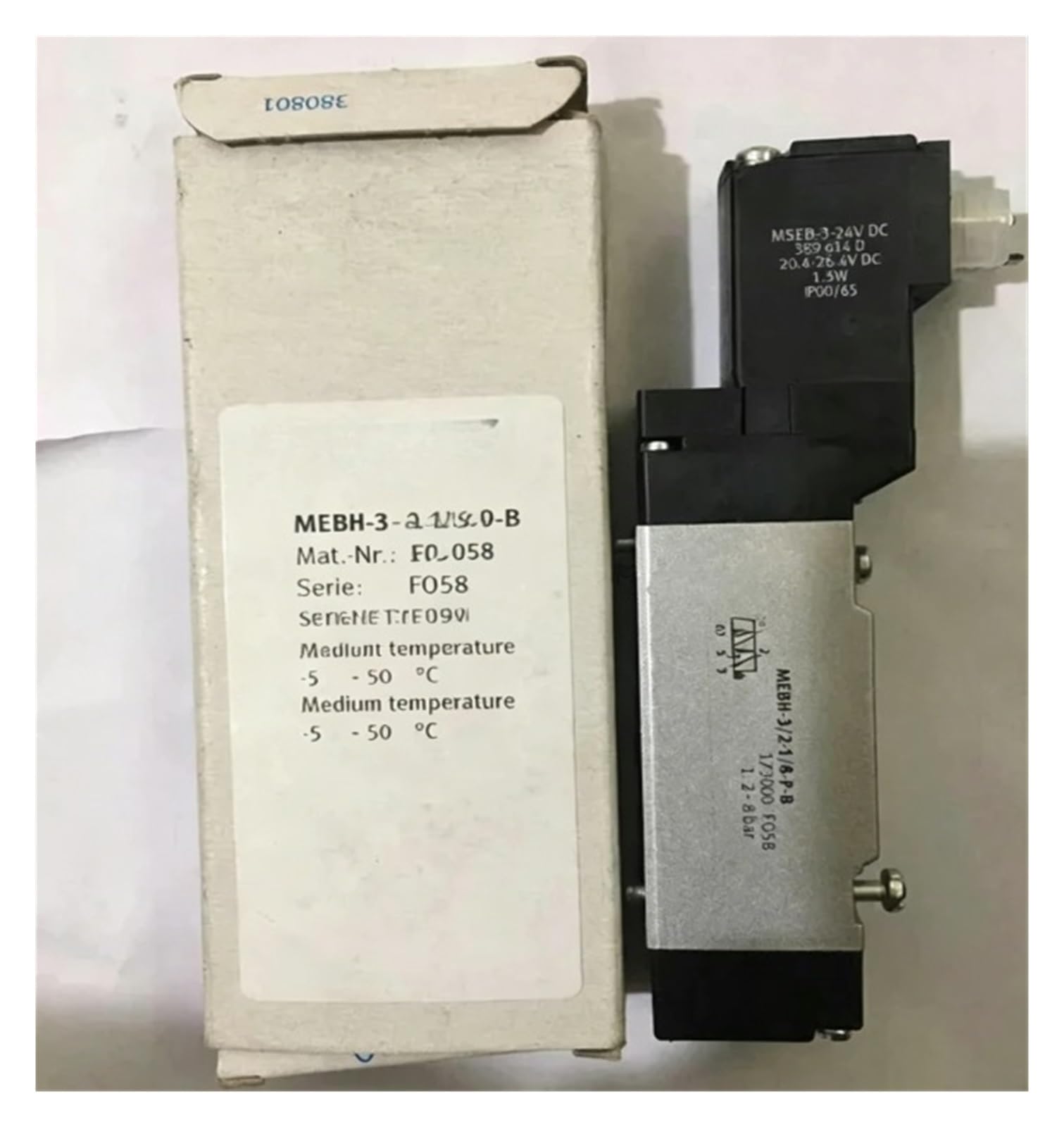 CJKXPZMH 1pcs Solenoid Valve MEH-5/2-5.0-B 173128 MEH-5/2-1/8-SB 173130 MEH-5/2-5.0-LB 173134 MEBH-5/3E-1/8-B 173022(173128)