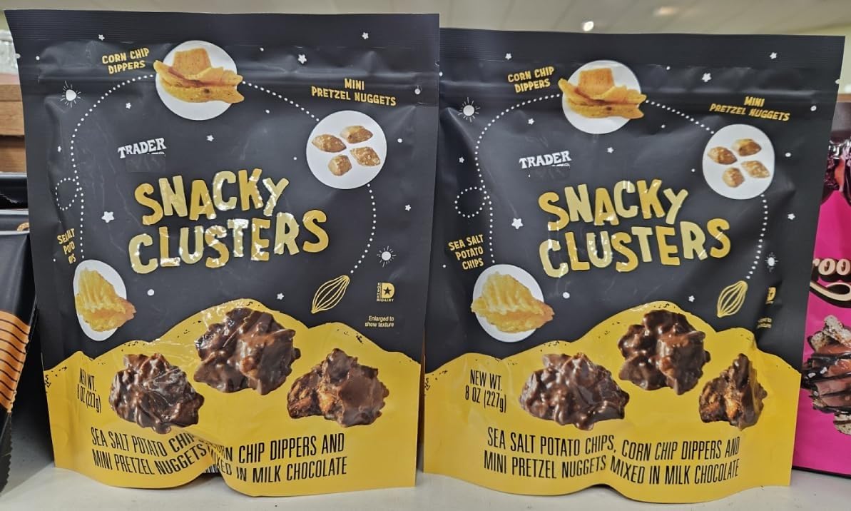 Trader Joe Snacky Clusters 8oz 227g (Two Bags)
