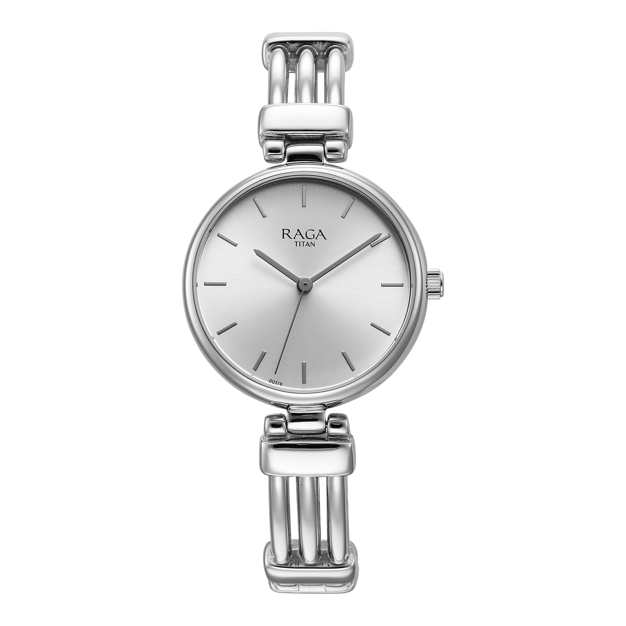 Titan Raga Showstopper Quartz Analog Silver Dial Metal Strap Watch for Women-95263SM01 (B0CVTZSWS4) Amazon Price History, Amazon Price Tracker
