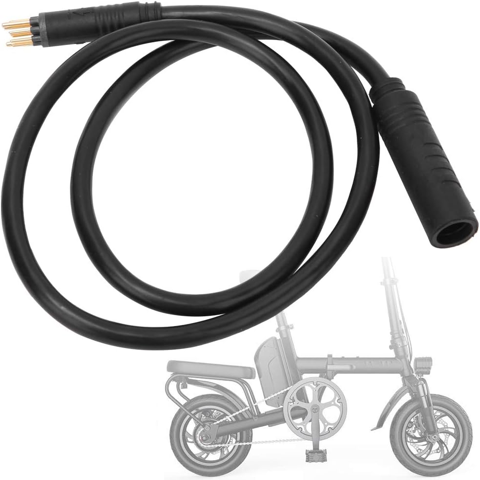 Watris Veiyi 9 Pin E-Bike Motor Extension Cable, Female to Male Wire E Bike Accessory(1.5 * 600mm)