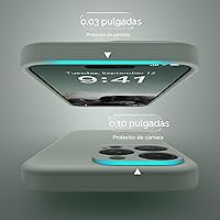 Vista 7 de Funda magnética para iPhone 15 Pro, compatible con MagSafe, [protección completa de la cámara][protector de pantalla] funda protectora de silicona a