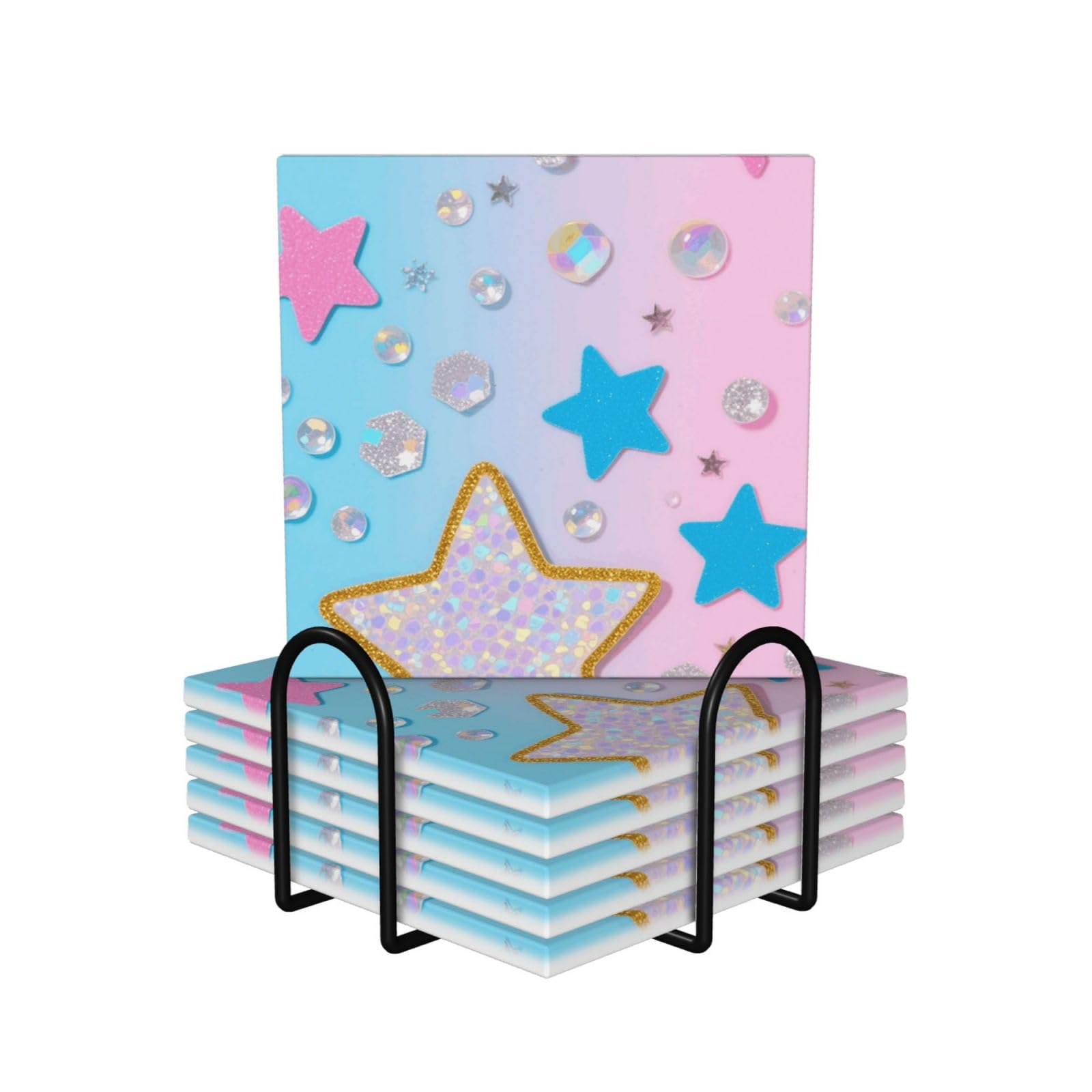 Dessous de verre en céramique absorbant parfaits pour vos apéritifs et soirées d'été