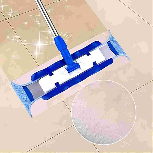 Miniatura 10 de KEEPOW Paño de limpieza de microfibra compatible con MR.SIGA Trapeador de microfibra profesional para madera dura, almohadillas húmedas y secas para