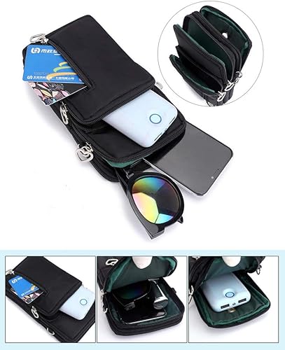 Miniatura 2 de Brazalete de teléfono para iPhone 15 Pro Max 14 13 Pro Max, Samsung Galaxy S24 Ultra S23 FE A15 A14 A54 A35 A25 - Pequeña bolsa para teléfono