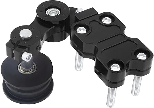 Miniatura 5 de Windance Ajustador Tensor de cadena para motocicleta Chopper ATV (negro)