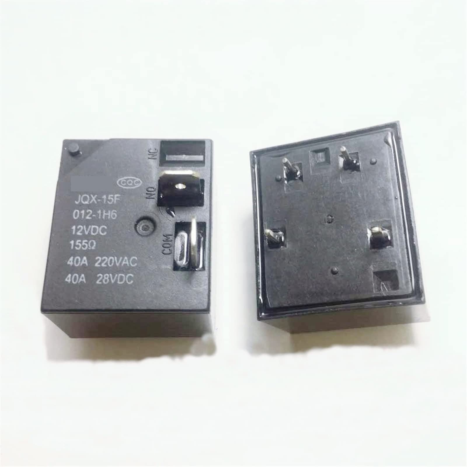 Relais JQX-15F 012-1H6 12V 4PIN commutateur électromécanique 40A pour automatisme