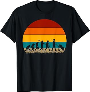 Retro Evolution of Golf T-Shirt