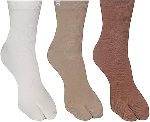 Supersox Regular Thumb Socks for Women, Made with Breathable, Anti Odour &amp; Moisture Absorbent Combed Cotton with a Extra D