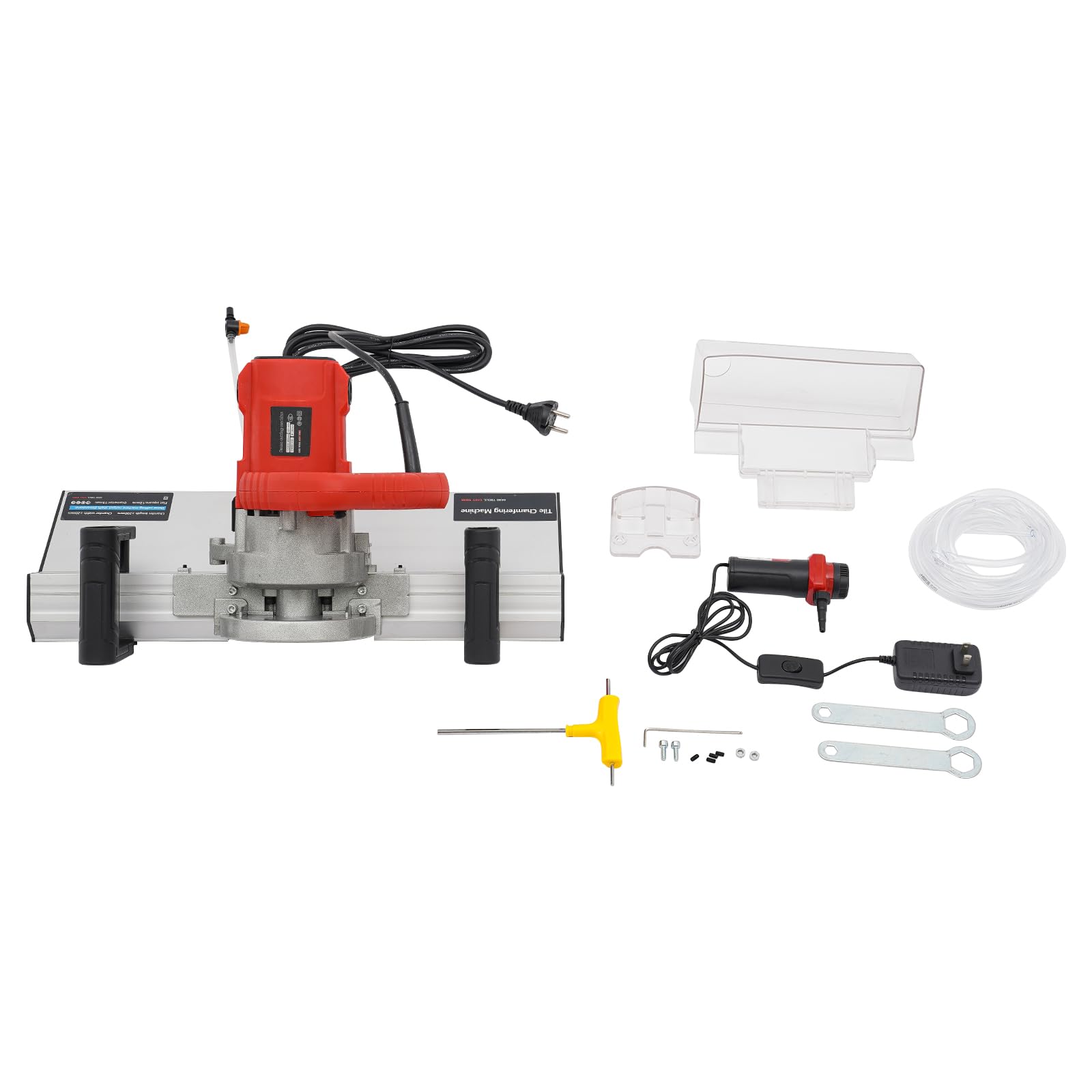 1200W Fliesenschneider,Elektrischer fliesenschneider,43-Grad-Standardfase,13000r/min,3.8m lange Wasserleitung sorgen für eine breite Palette von Fliesen und ist ein unverzichtbares Werkzeug