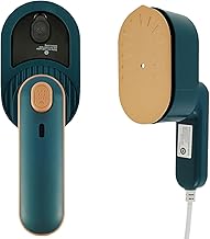 Mini Steamer Iron for Clothes, Portable Handheld Steamer, Travel Mini Steam Iron Handheld Garment Clothing Steamer Iron, 180° Rotatable Handheld Steamer Iron for Home Business Trips (Green)