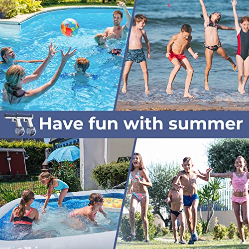 2Pcs Electric Water Gun – Range 32 Ft, High Capacity Automatic Water Blaster Toy, Squirt Water Guns For Kids Adults Summer Pool Beach Party (Blue) #TOP5