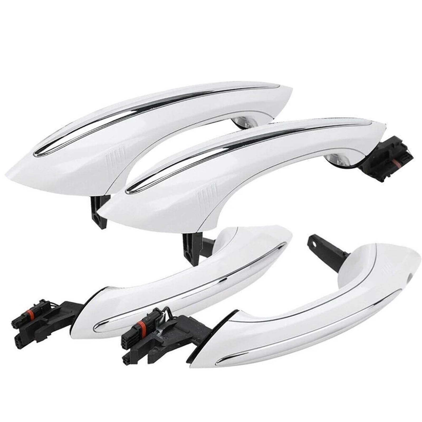 Jeiuvrao Set Of 4Pcs White For Bmw Comfort Access Exterior Door Handle(Set Of 4Pcs White)