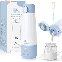 BEBOAN Portable Bottle Warmer for Travel, Cordless Milk Warmer, 12oz