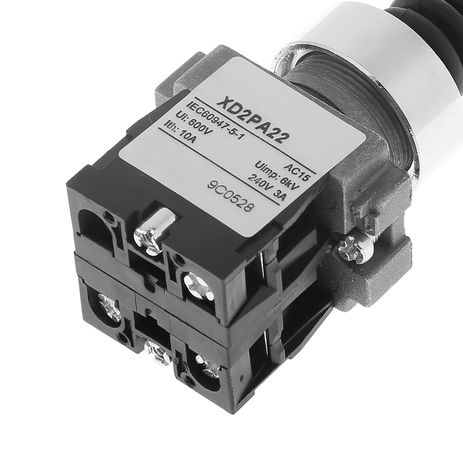 2No Interruptor de Joystick 1Pc Xd2Pa22Cr 2No 2 Posiciones Resorte Retorno Momentáneo Joystick Joystick Interruptor Polaridad Inversión Joystick