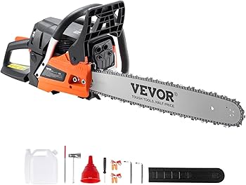 Amazon.com : VEVOR Gas Chainsaw 58CC 2-Cycle Gasoline Powered