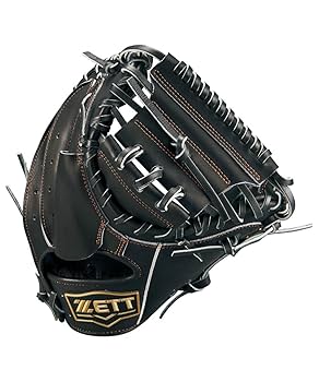 ZETTキャッチャーミット黒　少年用 野球 ゼット 限定 少年用 軟式 キャッチャーミット 子供 小学生