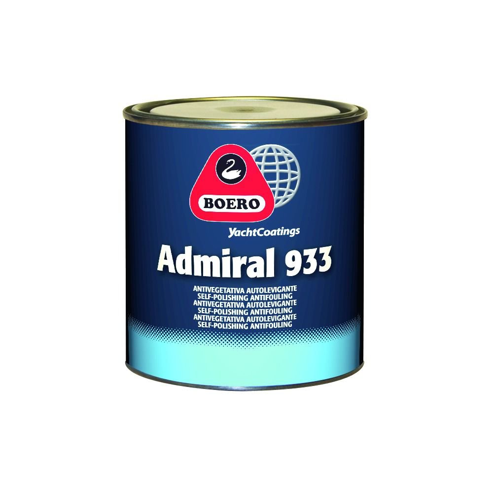 Boero Yacht Coatings Admiral Antivegetativa autolevigante, colore: 201 Nero, size: 0,75 l