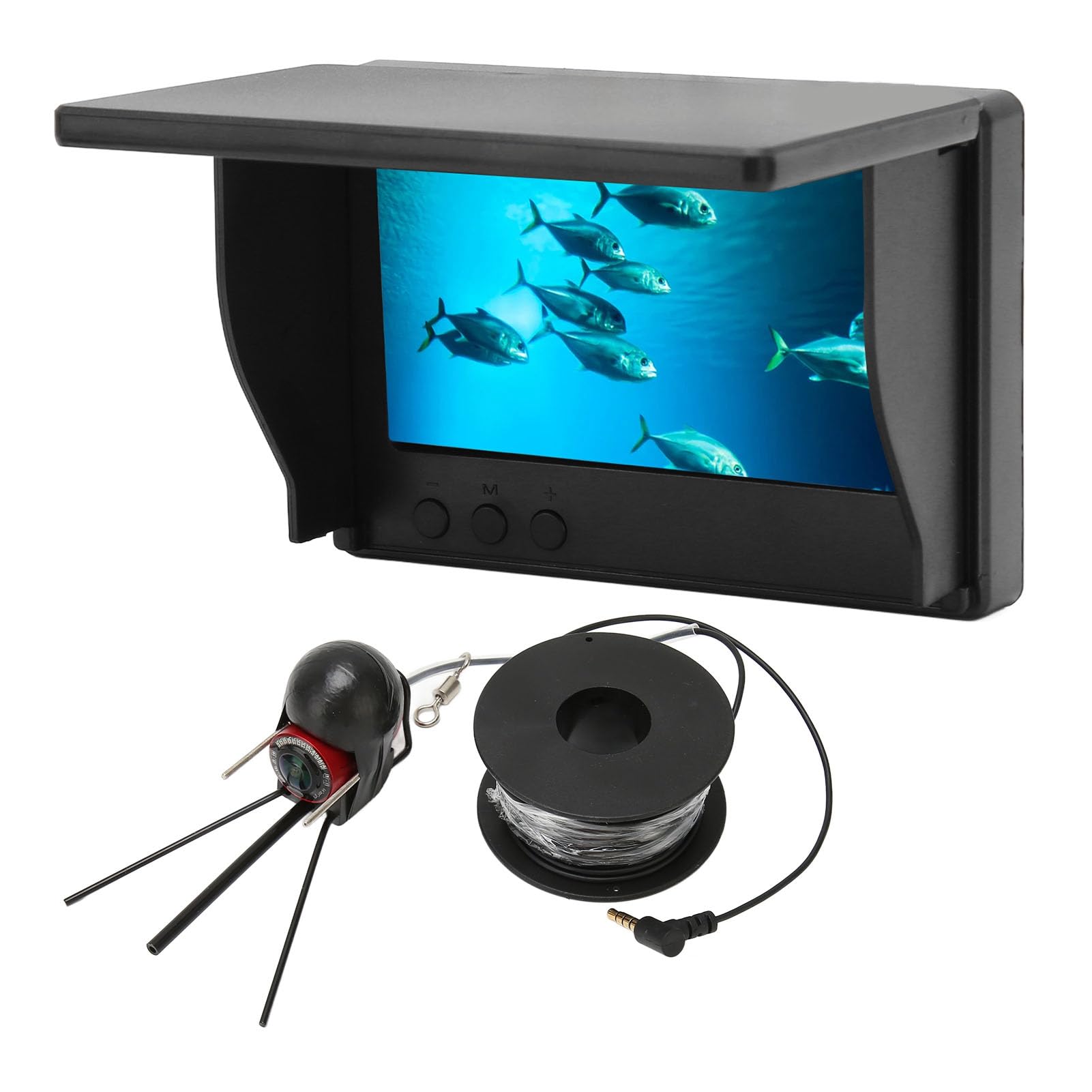 Unterwasser-Angelkamera Mit Infrarot-Nachtsicht - 1200TVL HD Für Meeres- & Eisangeln | 15-50m Kabel