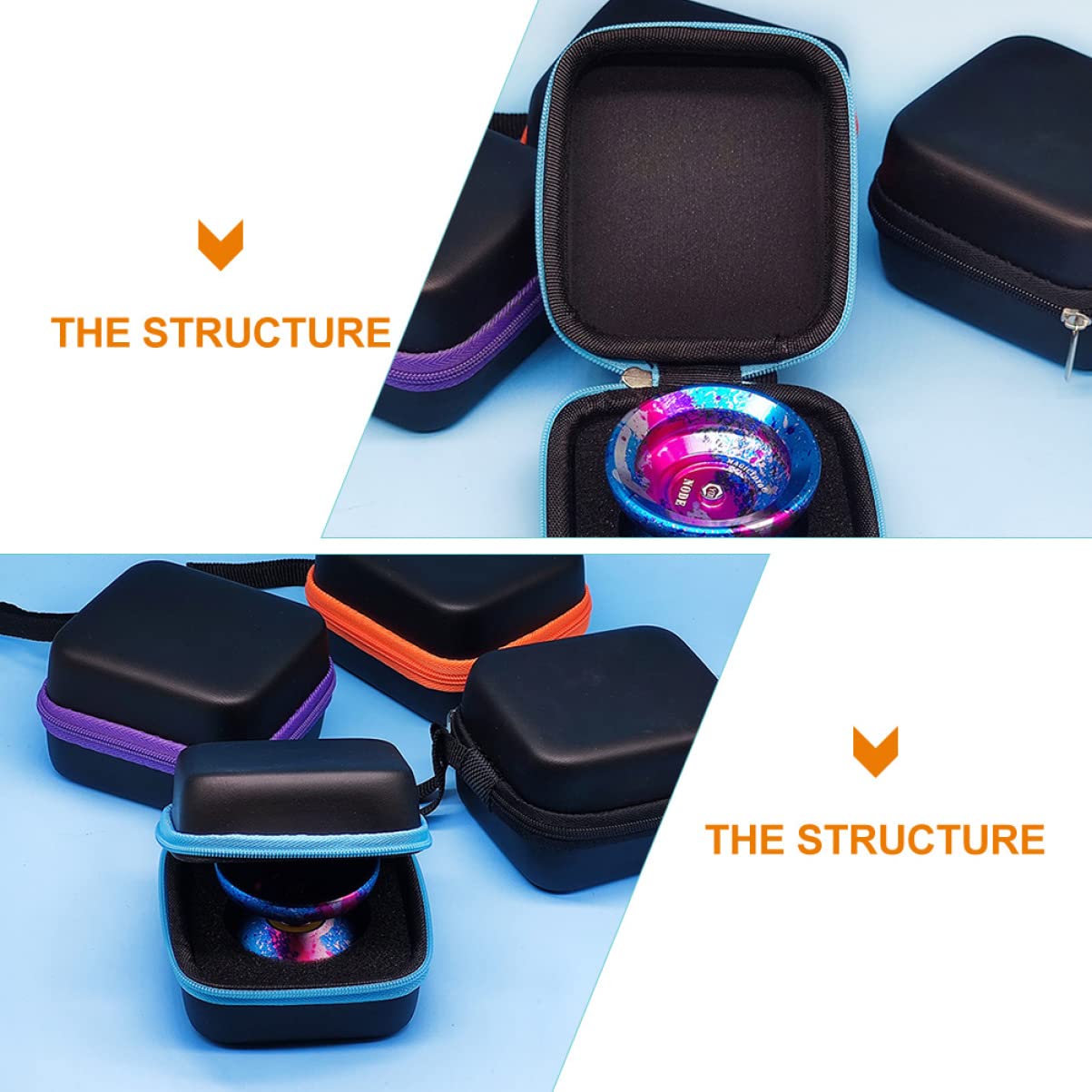 ifundom 4pezzi Borsa Di Stoccaggio Per Yo-yo Con Design Unico e Pratico Accessori Per Giocattoli e Perfetta Per Organizzazione Di Giochi Al Mare