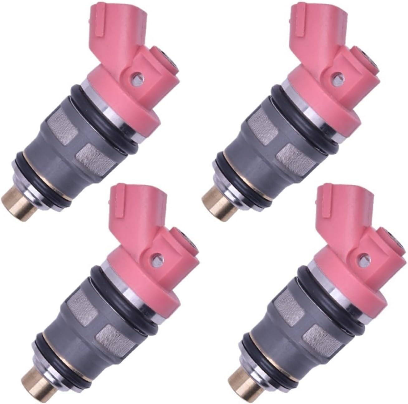 4X Rail Fuel Injector Nozzle 23250-46100 440cc Compatible with Aristo Supra Soarer 1JZ 2JZ-GTE Car Engine Injection Valve Fuel System Direct Replacement High Performance Fuel Injection Kit