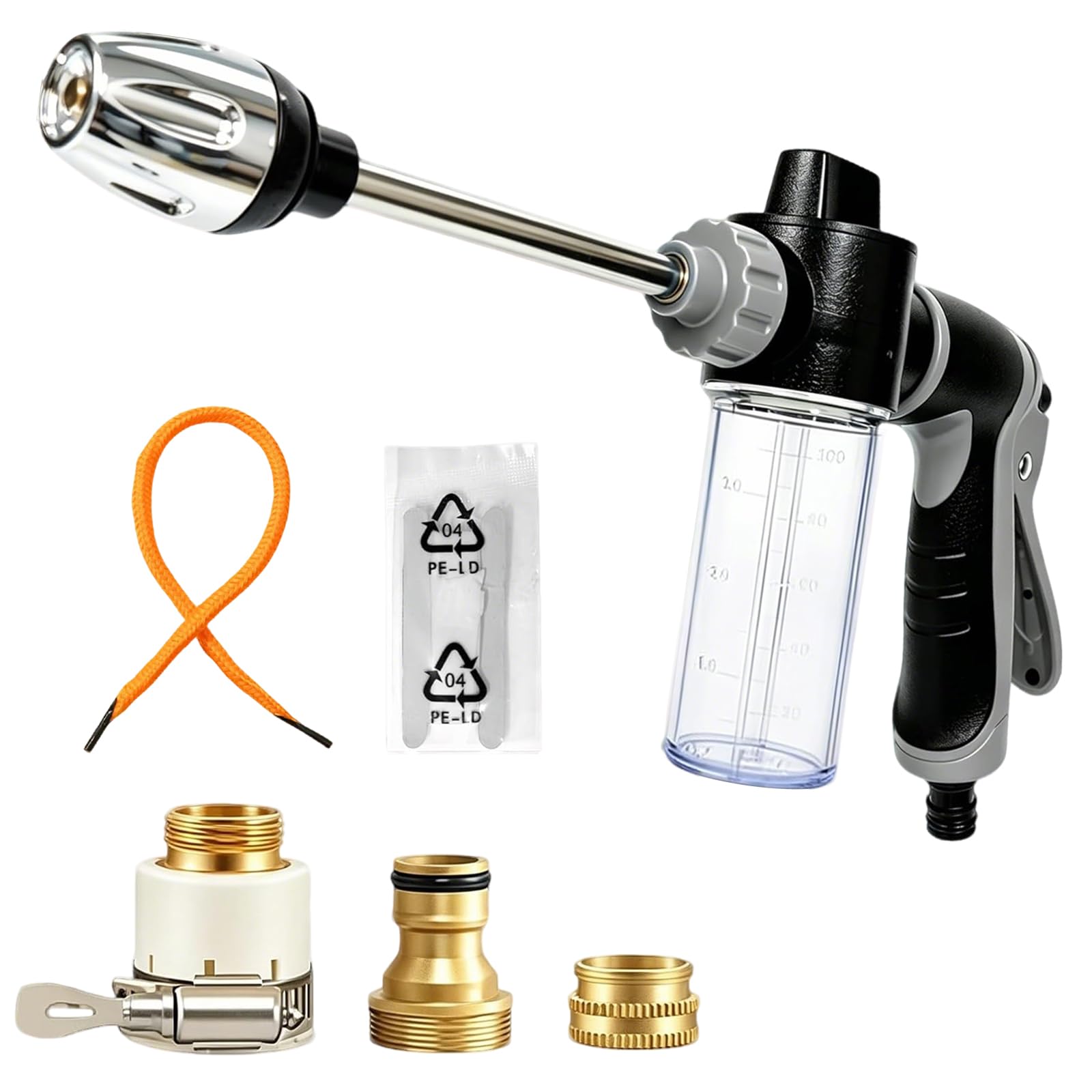 Photo 1 of !!BOTTEL NOT INCLUDED!!
FINAL SALE!!!
Hose Hawk, Hose Hawk Pressure Washer, 3 Spray Modes & Foam for Car Washing, High Pressure Hose Nozzle for Car Washing