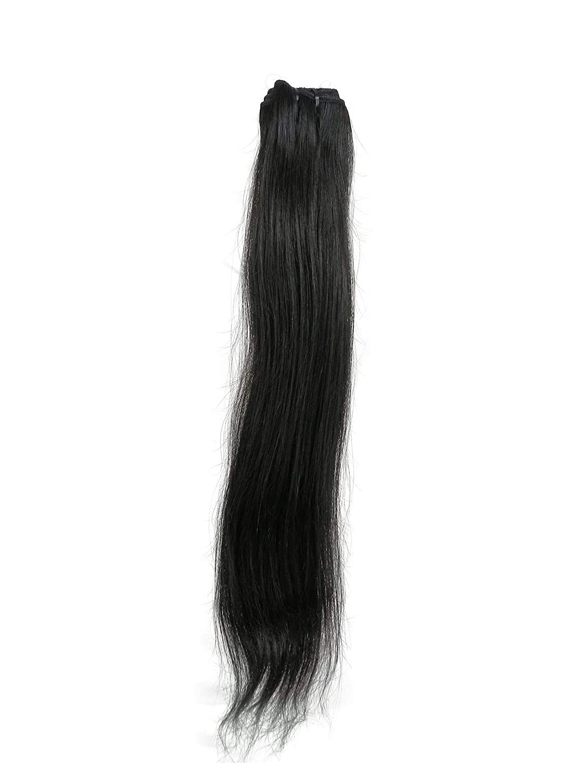 Bella Hararo Raw Machine Wefted Indian Remy Hair (Natural Straight)(18")
