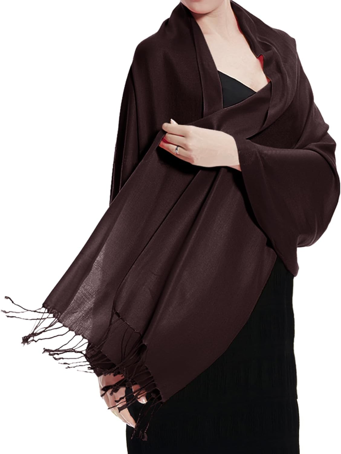 Women Pashmina Shawls and Wraps for Evening Dresses,Soft Large Long Scarf for Wedding,Bride Bridesmaid Gifts