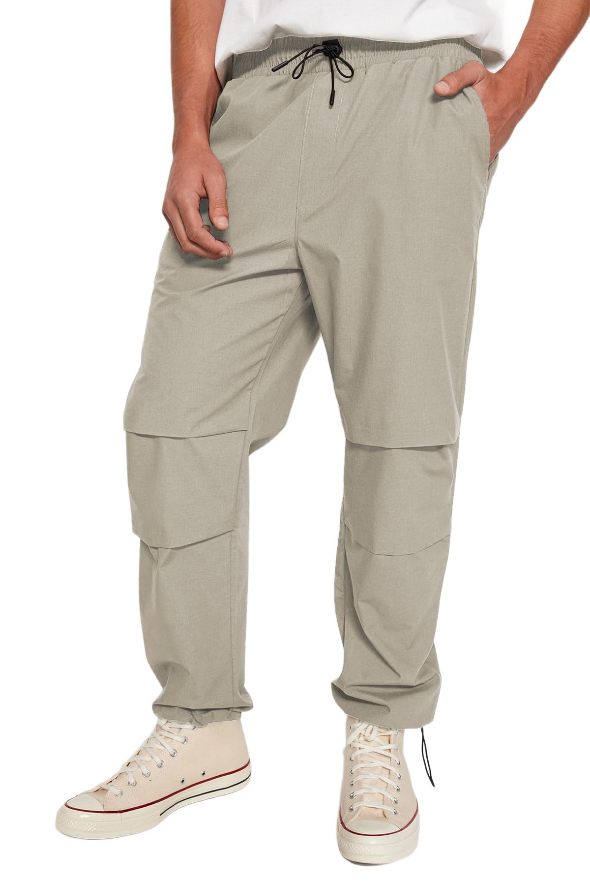 Trendyol Herren Light Khaki Gerade Jogger Nor Taille Hose
