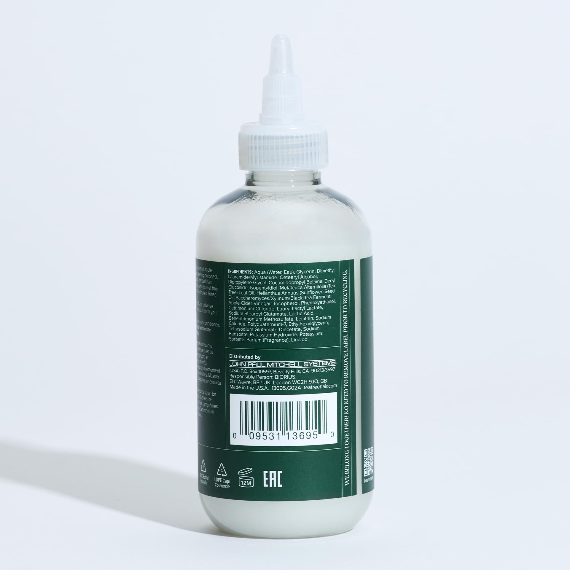 Tea Tree Special Detox Kombucha Rinse, Removes Buildup, Adds Shine, For All Hair Types