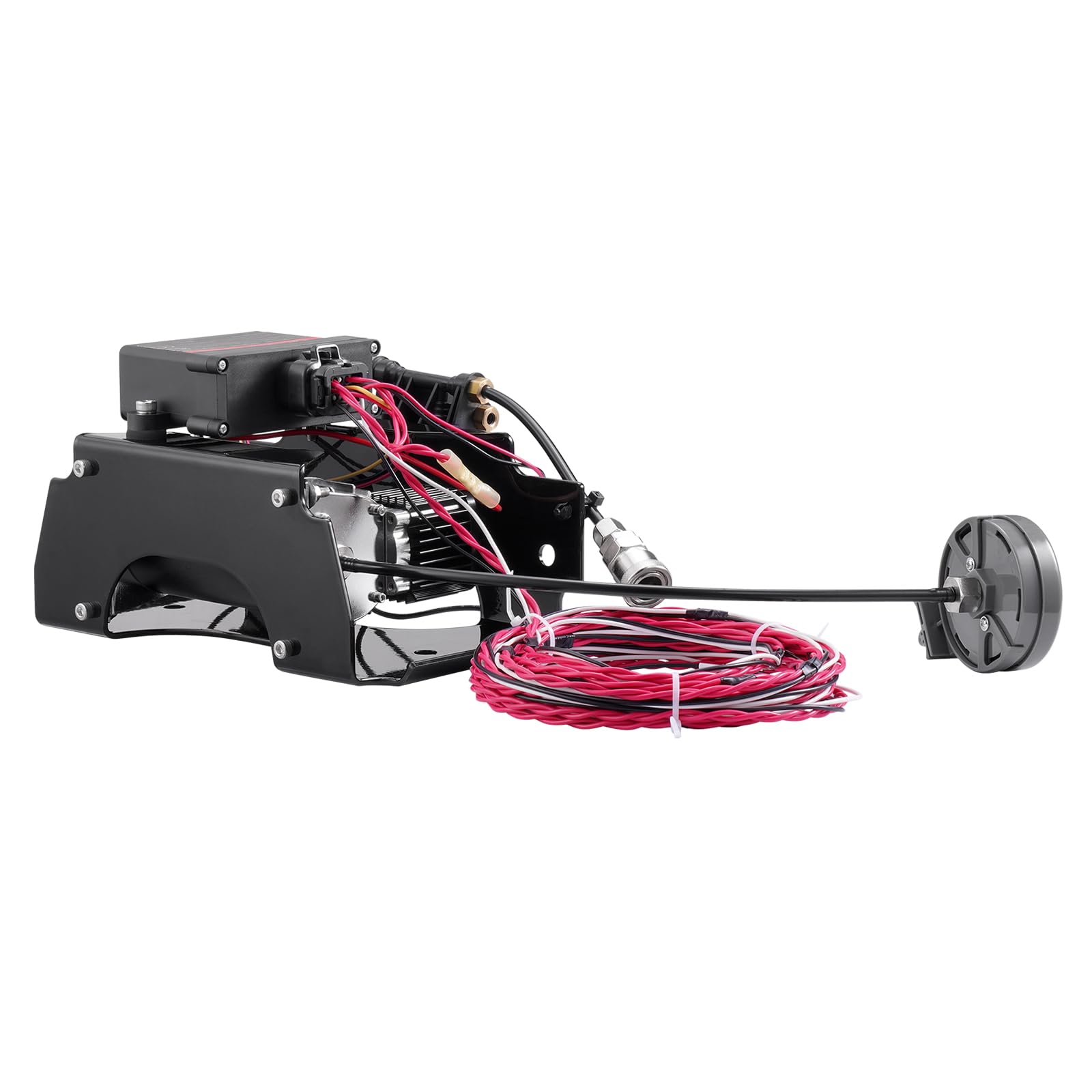 VEVOR Kit de Controlador de Amortiguador de Aire Sistema de Compresor de Aire Inalámbrico 12 V 100 PSI Kit de Compresor de Suspensión Neumática Sistema de Ruta Única Línea de Aire para Camioneta