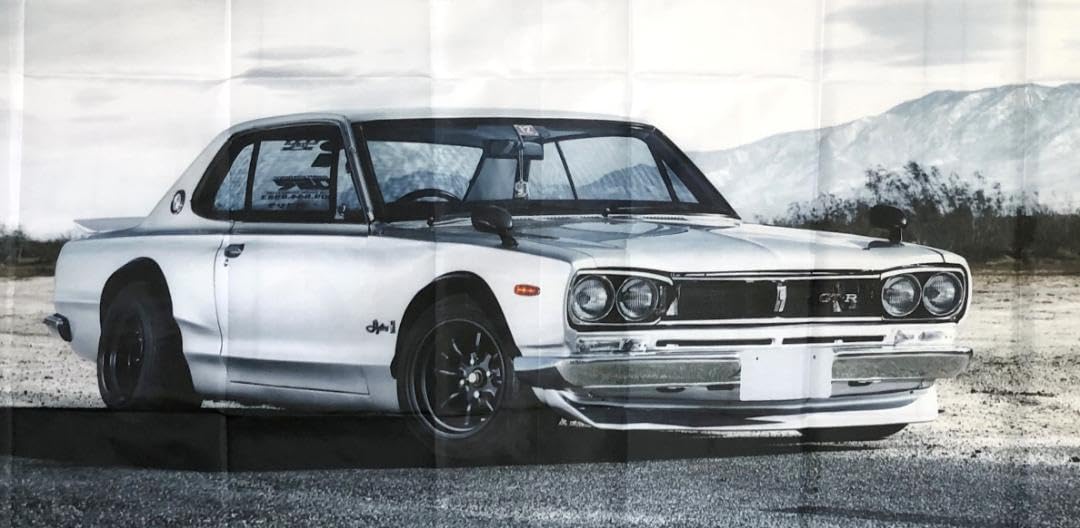 Amazon.co.jp: 名車フラッグ SKYLINE ケンメリ ハコスカ
