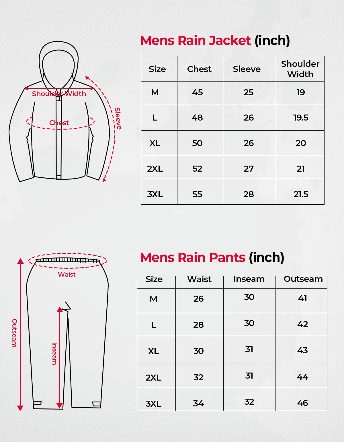 KEMIMOTO Combinaison de pluie pour homme, équipement de pluie imperméable avec pantalon