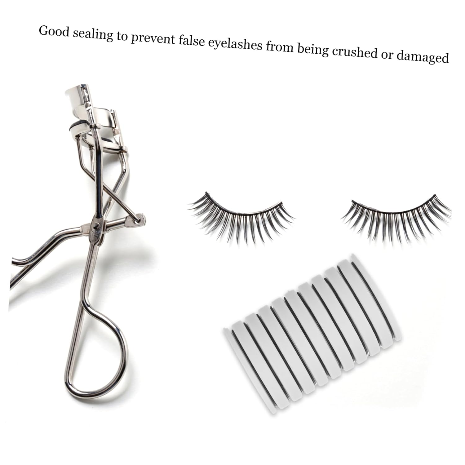 CALLARON Self-adhesive Eyelash Glue Strips for Easy Application of Natural-looking Lashes Strips Total for Eyelash Enthusiasts