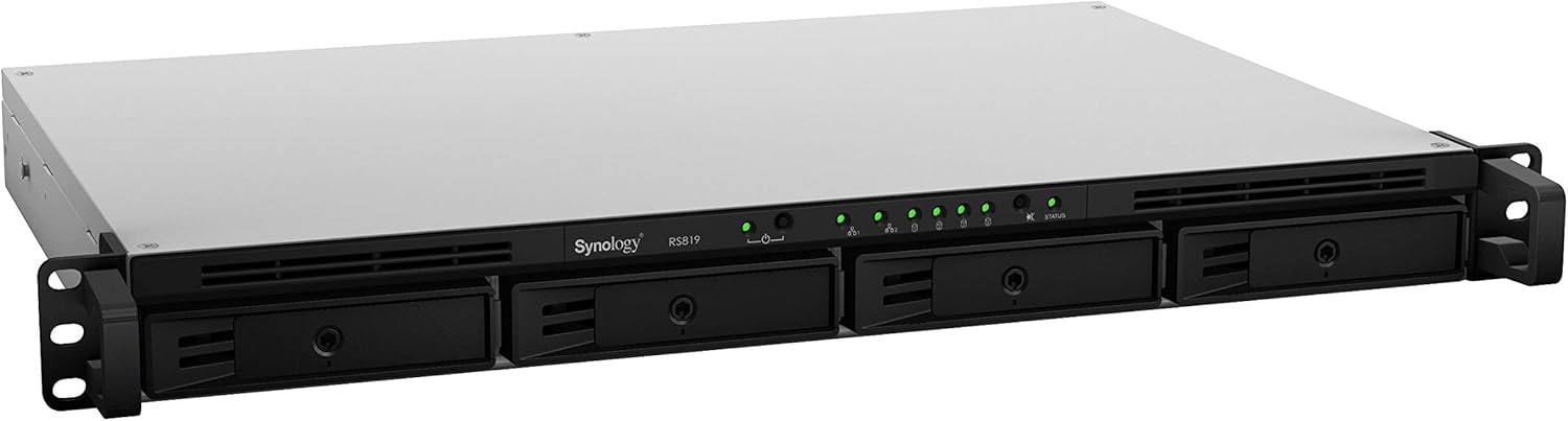 Synology 4 Bay NAS Rackstation RS819 (Diskless)