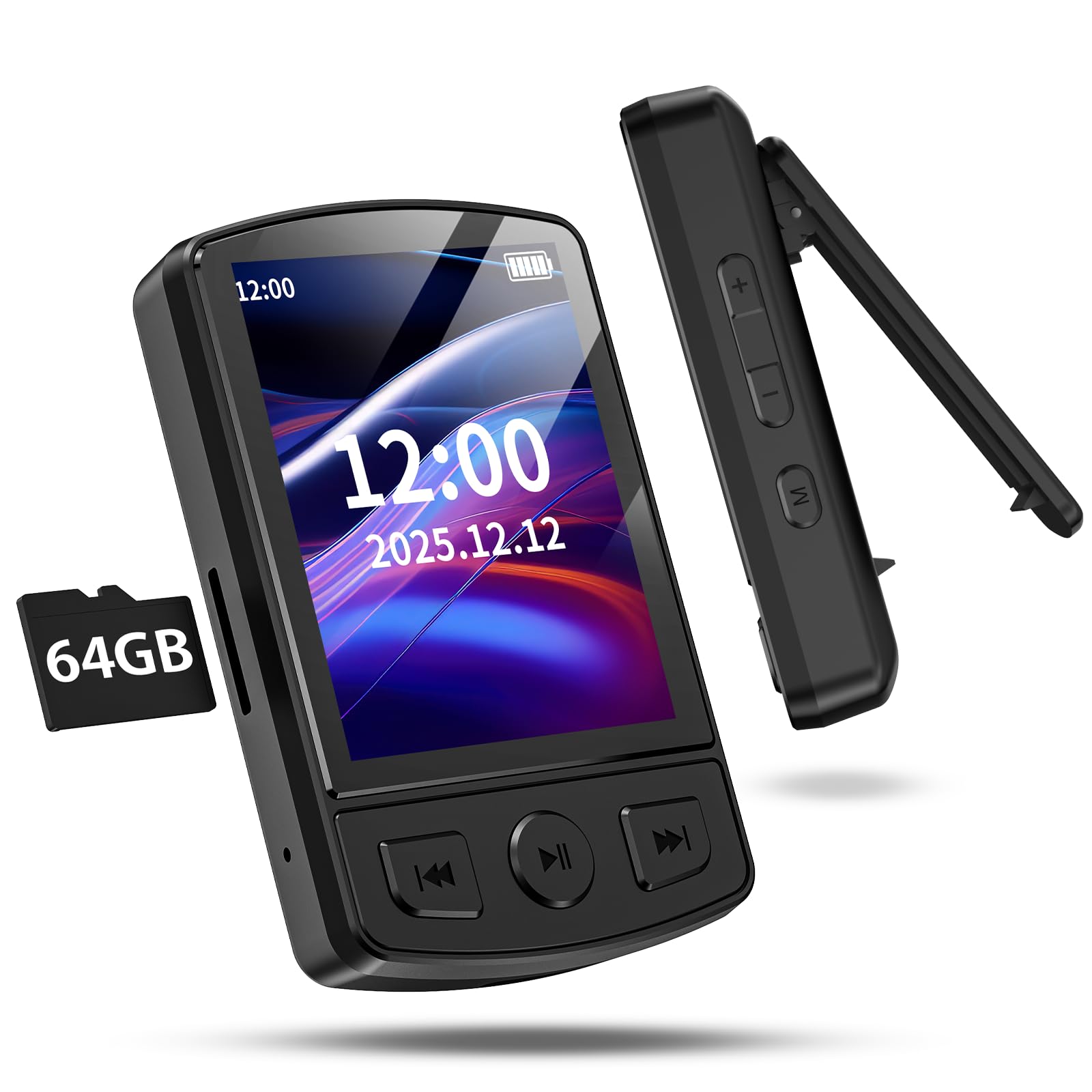Amazon.co.jp: GOHHME mp3プレーヤー 安定接続 Bluetooth 5.2対応 音楽